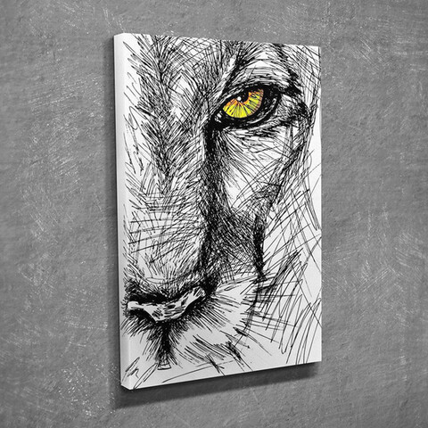 Tablou decorativ, DC142, 30 x 40 cm, Multicolor