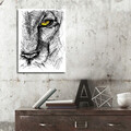 Tablou decorativ, DC142, 30 x 40 cm, Multicolor