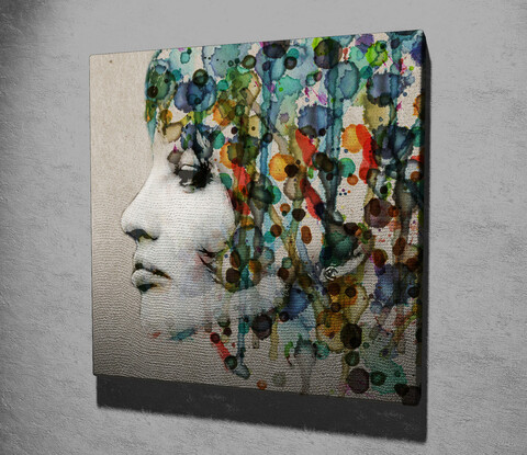 Tablou decorativ, KC060, Dimensiune: 45 x 45 cm, Multicolor