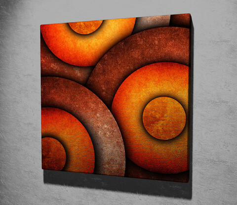 Tablou decorativ, KC061, Dimensiune: 45 x 45 cm, Multicolor