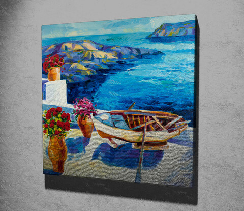Tablou decorativ, KC068, Dimensiune: 45 x 45 cm, Multicolor
