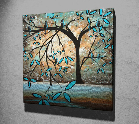 Tablou decorativ, KC078, Dimensiune: 45 x 45 cm, Multicolor
