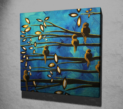 Tablou decorativ, KC080, Dimensiune: 45 x 45 cm, Multicolor