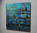 Tablou decorativ, KC080, Dimensiune: 45 x 45 cm, Multicolor