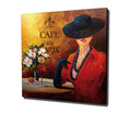 Tablou decorativ, KC082, Dimensiune: 45 x 45 cm, Multicolor