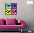 Tablou decorativ, KC086, Dimensiune: 45 x 45 cm, Multicolor