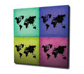 Tablou decorativ, KC086, Dimensiune: 45 x 45 cm, Multicolor