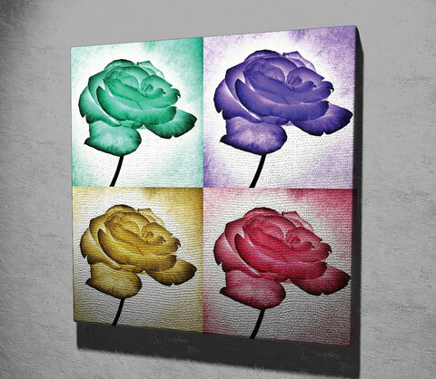 Tablou decorativ, KC089, Dimensiune: 45 x 45 cm, Multicolor