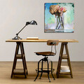 Tablou decorativ, KC092, Dimensiune: 45 x 45 cm, Multicolor