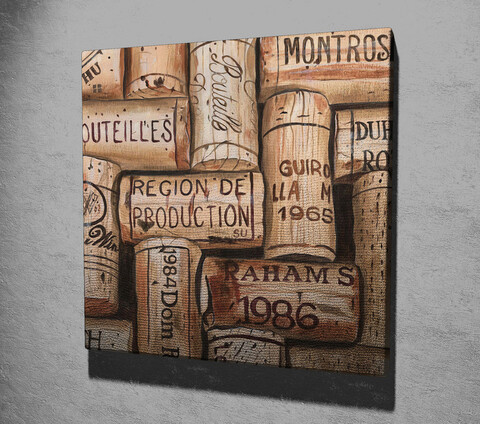 Tablou decorativ, KC096, Dimensiune: 45 x 45 cm, Multicolor