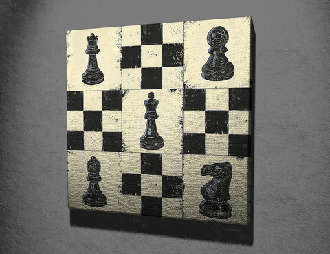 Tablou decorativ, KC104, Dimensiune: 45 x 45 cm, Multicolor