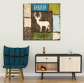 Tablou decorativ, KC107, Dimensiune: 45 x 45 cm, Multicolor