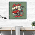 Tablou decorativ, KC112, Dimensiune: 45 x 45 cm, Multicolor
