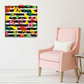 Tablou decorativ, KC120, Dimensiune: 45 x 45 cm, Multicolor