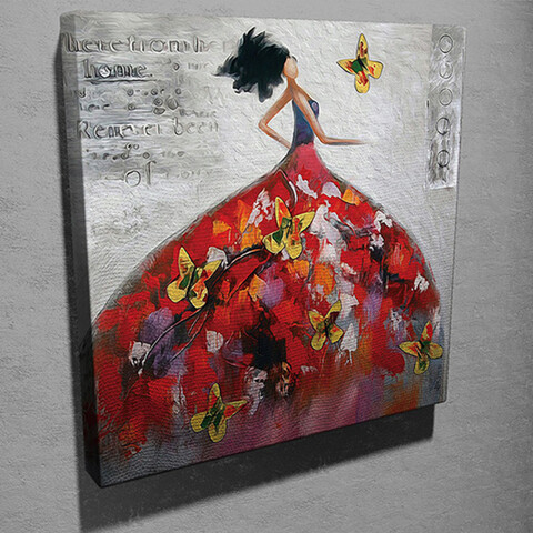 Tablou decorativ, KC130, Dimensiune: 45 x 45 cm, Multicolor