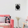Decoratiune de perete, Leaf 30, 30 x 42 cm, Negru