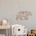 Decoratiune de perete, Bear2, Metal, Dimensiune: 55 x 30 cm, Cupru