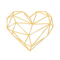 Decoratiune de perete, Heart Metal Decor, Metal, Dimensiune: 47 x 40 cm, Auriu