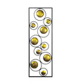 Decoratiune de perete, Metal Art Life, Metal, 90 x 32 x 5 cm, Multicolor