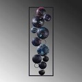 Decoratiune de perete, Space, Metal, Dimensiune: 90 x 32 cm, Multicolor