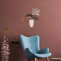 Decoratiune de perete, Flowers in Pots, Metal, Dimensiune: 47 x 55 cm, Multicolor
