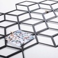 Decoratiune de perete, Moodboard 1, Metal, Dimensiune: 45 x 60 cm, Negru