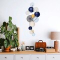 Decoratiune de perete, Aurora 2, Metal, 95 x 40 cm, Multicolor