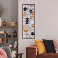 Decoratiune de perete, Camber, Metal, 90 x 32 x 4 cm, Multicolor