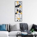 Decoratiune de perete, Camber, Metal, 90 x 32 x 4 cm, Multicolor