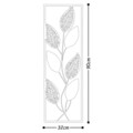 Decoratiune de perete, Metal Art Leaf, Metal, 90 x 32 x 5 cm, Multicolor