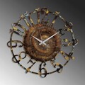 Ceas de perete, Metal Wall Clock 15, Metal, ø48 cm, Multicolor