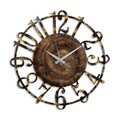 Ceas de perete, Metal Wall Clock 15, Metal, ø48 cm, Multicolor