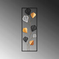 Decoratiune de perete, Crabtree, Metal, Dimensiune: 32 x 90 cm, Multicolor