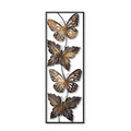 Decoratiune de perete, Metal Art Butterfly, Metal, 100 x 35 x 5 cm, Multicolor