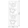 Decoratiune de perete, Metal Art Butterfly, Metal, 100 x 35 x 5 cm, Multicolor