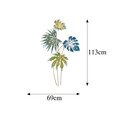 Decoratiune de perete, Monstera, Dimensiune: 69 x 113 cm, Multicolor