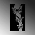 Decoratiune de perete, Butterfly 5, Metal, Dimensiune: 78 x 0,15 x 43 cm, Negru