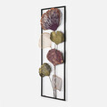 Decoratiune de perete, Fig, Metal, Dimensiune: 32 x 90 cm, Multicolor
