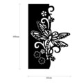 Decoratiune de perete, Dragonfly, 100 x 65 cm, Negru