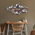 Decoratiune de perete, Infinity, Metal, Latime: 116 cm / Inaltime: 60 cm / Adancime: 4 cm, Multicolor