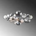 Decoratiune de perete, Infinity, Metal, Latime: 116 cm / Inaltime: 60 cm / Adancime: 4 cm, Multicolor