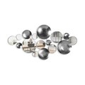 Decoratiune de perete, Infinity, Metal, Latime: 116 cm / Inaltime: 60 cm / Adancime: 4 cm, Multicolor