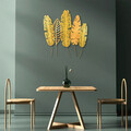 Decoratiune de perete, Leaves v10, Metal, Dimensiune: 115 x 107 cm, Multicolor