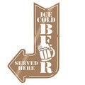 Decoratiune de perete, Ice Cold Beer, Metal, Dimensiune: 45 x 70 cm, Cupru