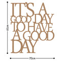 Decoratiune de perete, Its A Good, Metal, Dimensiune: 70 x 61 cm, Cupru