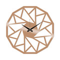 Ceas de perete, Metal Wall Clock 18, Metal, Dimensiune: 48 x 48 cm, Cupru