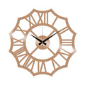 Ceas de perete, Metal Wall Clock 23, Metal, Dimensiune: 48 x 48 cm, Cupru
