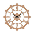 Ceas de perete, Metal Wall Clock 16, Metal, Dimensiune: 48 x 48 cm, Cupru
