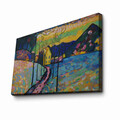 Tablou decorativ, 4570KANDINSKY001, Lemn, Multicolor