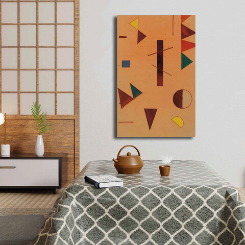 Tablou decorativ, 4570KANDINSKY002, Lemn, Multicolor